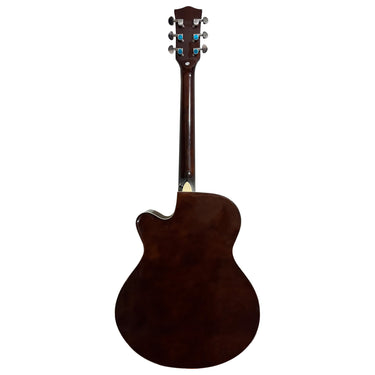 Guitarra Acustica Bamboo Ga-40-nat-q-ar Natural Con Funda 40 Pulgadas